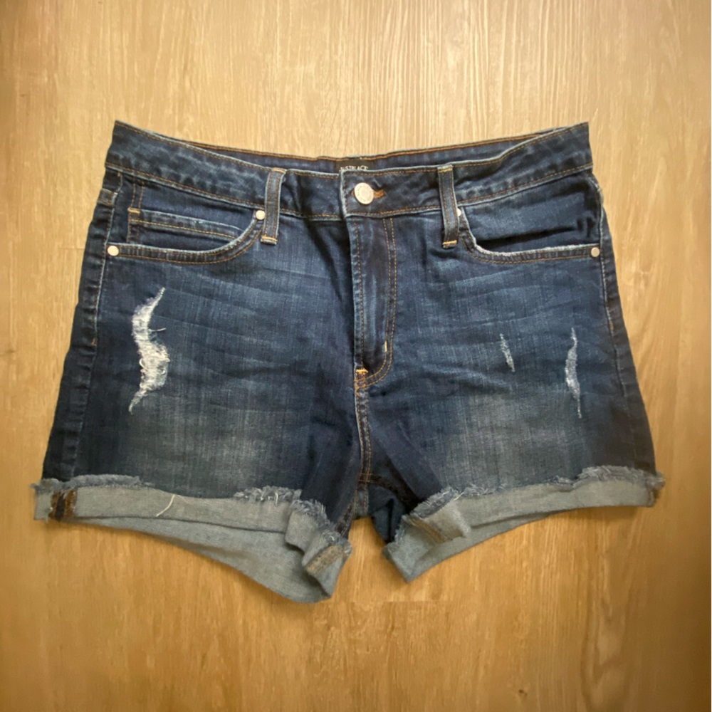 Just Black Denim Women’s Cuffed Jean Shorts | Dark Wash | Size 29